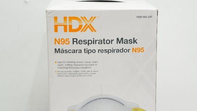 HDX 1000055590 N95 Respirator Mask, Size Small - Pack of 30